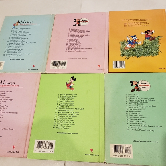 Walt Disney Vintage Books from 1980s and 1990s - Picture 11 of 11